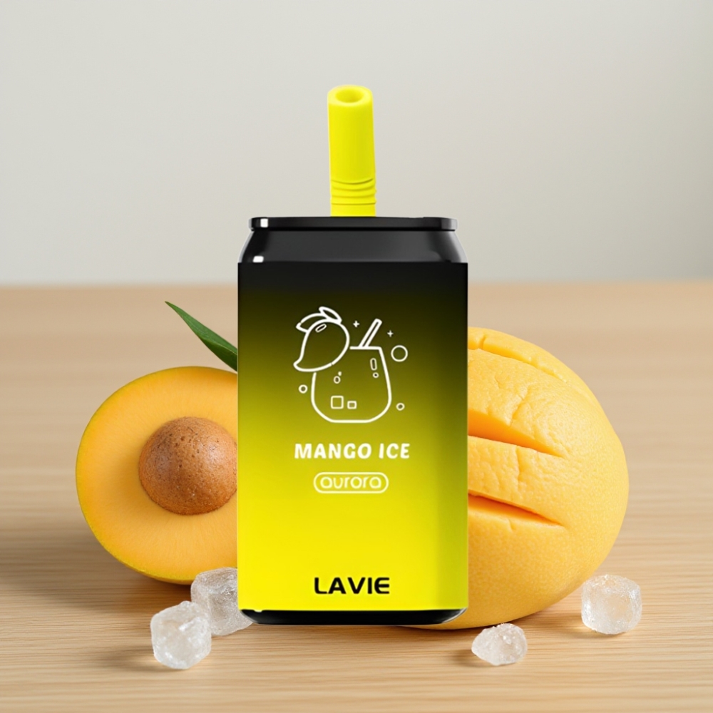 LAVIE Aurora 11000 Pufova Mango Led Disposable Vape 22ML 5% Nikotina