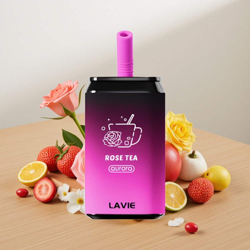 LAVIE Aurora 11000 Pufova Ruža Čaj Tip C Punjenje 22ML 5% Nikotina