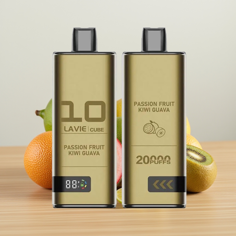Lavie Cube 20000 Puffs Disposable Vape 2% 5% Nikotinski Sok 28ML Marakuja Kivi Guava