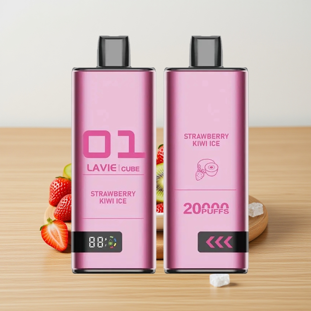 Lavie Cube 20000 Puffs Disposable Vape Jagoda Kivi Led 28ML Type C