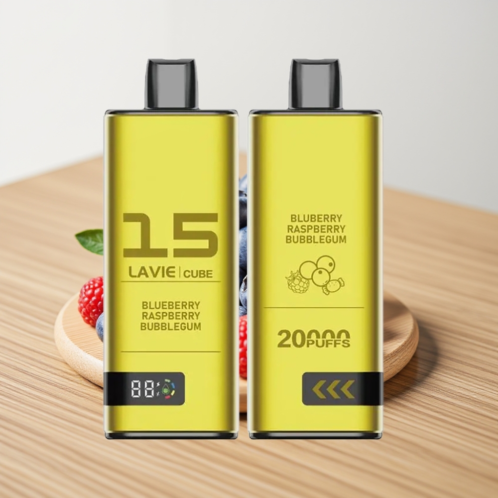 Lavie Cube 20000 Pufova Disposable Vape Borovnica Malina Žvakaća Guma 28ML Type C