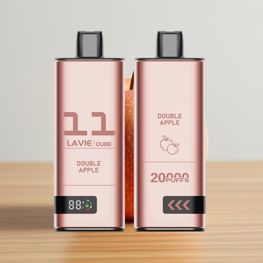 Lavie Cube 20000 Pufova Disposable Vape Dvostruka Jabuka 28ML 5% Nikotina