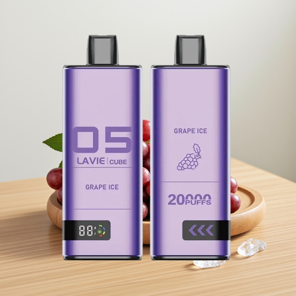 Lavie Cube 20000 Pufova Disposable Vape Grožđe Led 28ML Type C