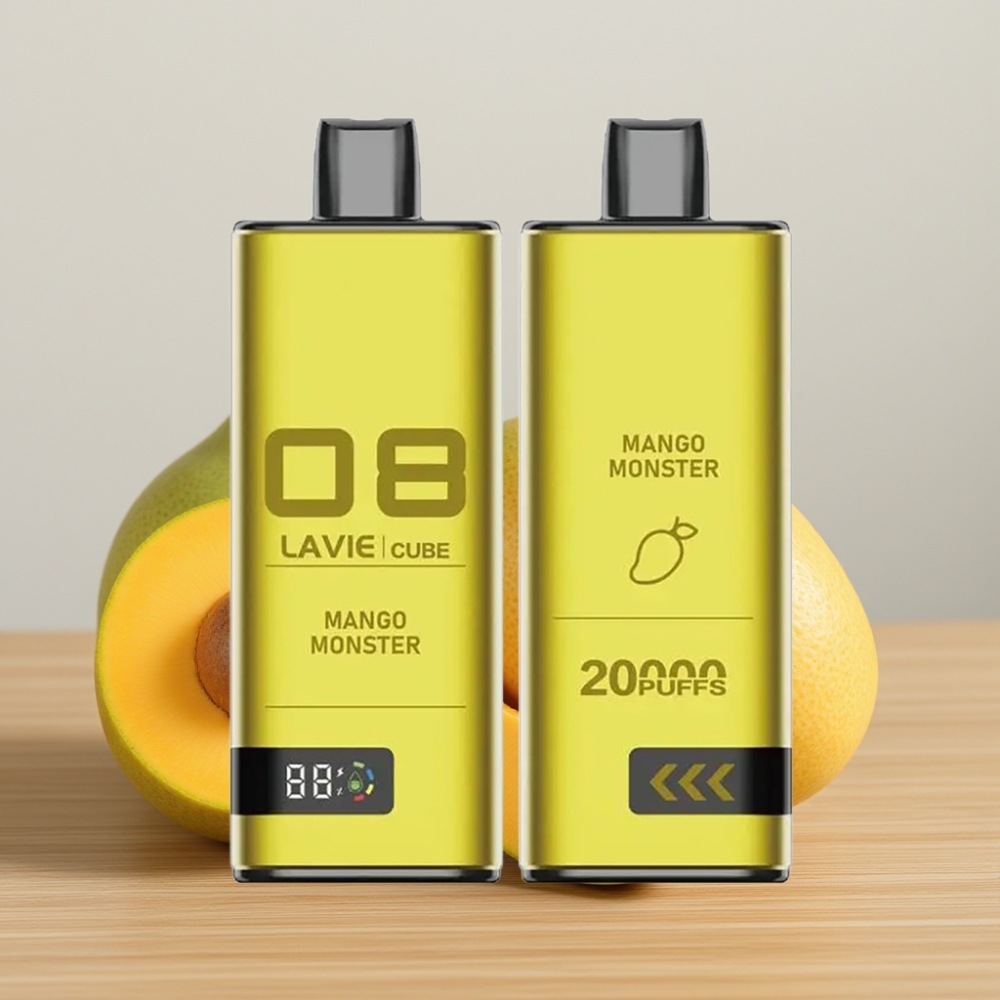 Lavie Cube 20000 Pufova Disposable Vape Mango Čudovište 28ML 5% Nic