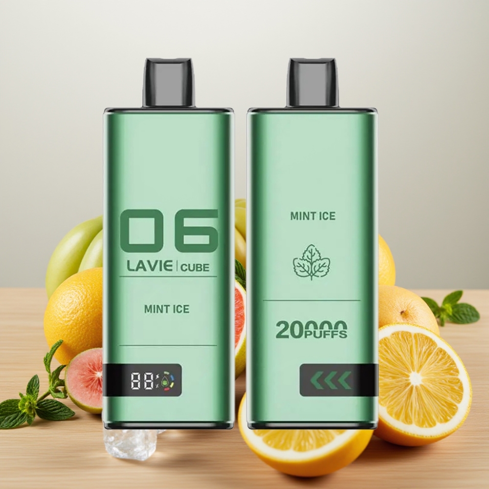 Lavie Cube 20000 Pufova Disposable Vape Mentol Led 2% 5% 28ML Type C