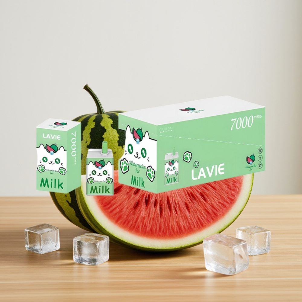 LAVIE Milk 7000 Pufova Bez Nikotina 16ML Lubenica Led