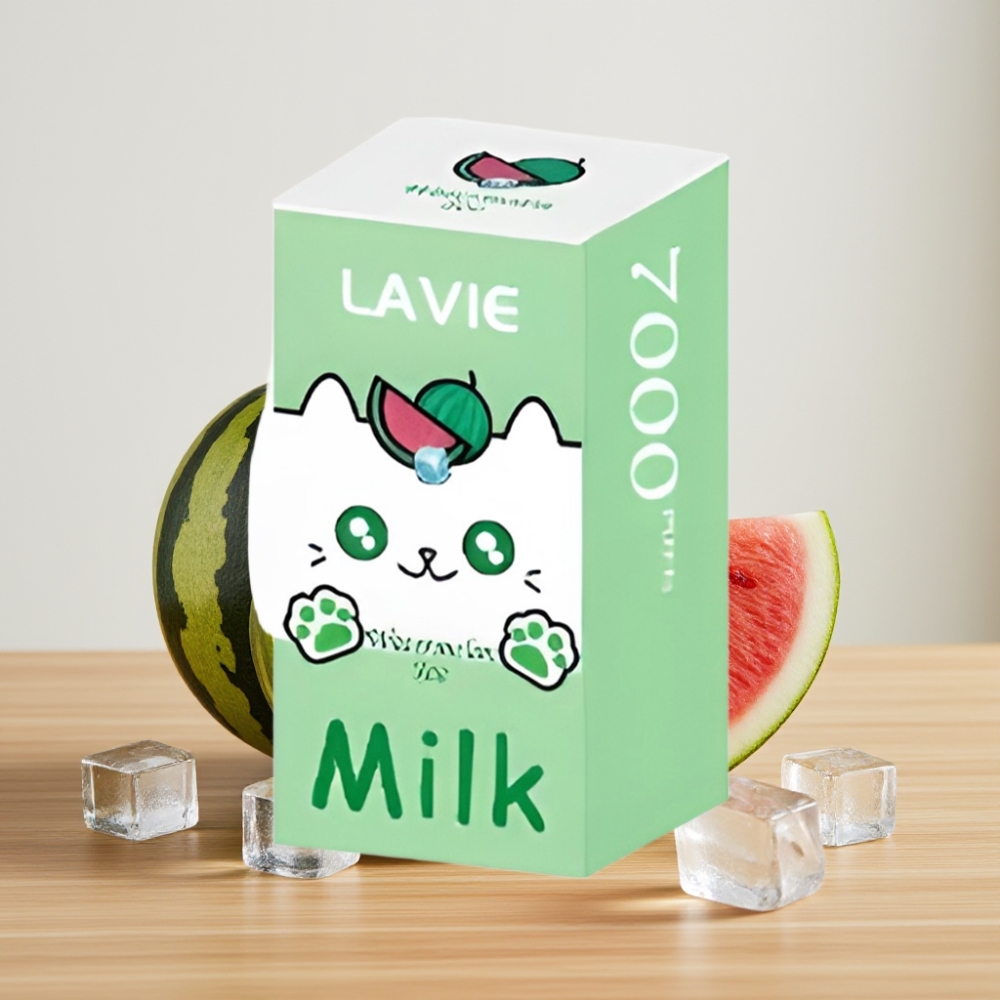 LAVIE Milk 7000 Pufova Bez Nikotina 16ML Lubenica Led