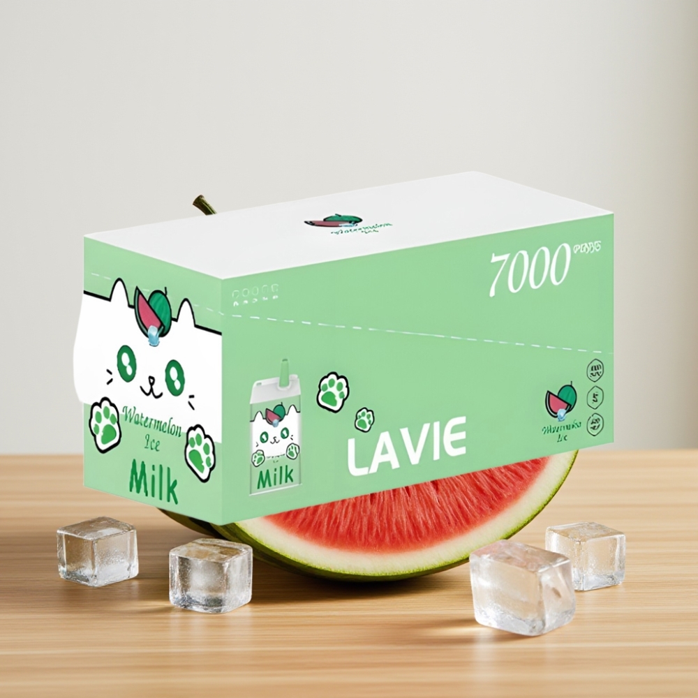 LAVIE Milk 7000 Pufova Bez Nikotina 16ML Lubenica Led