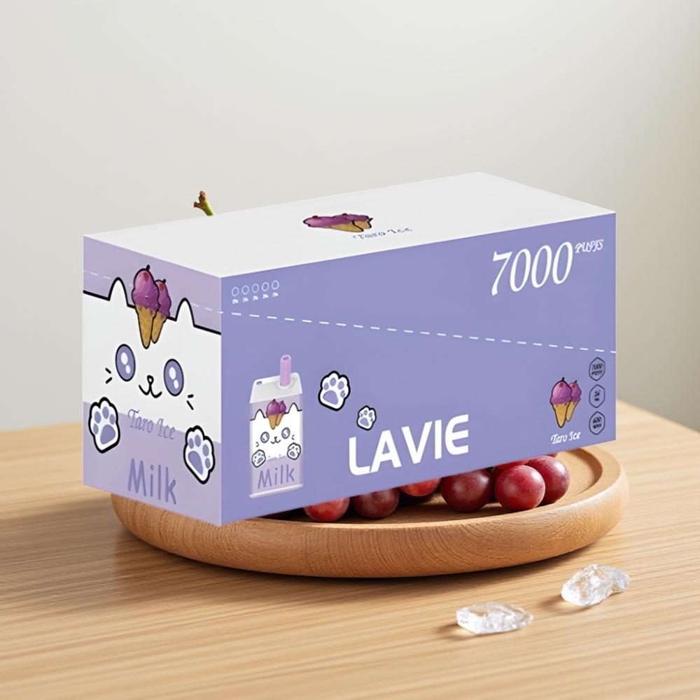 LAVIE Milk 7000 Pufova Bez Nikotina 16ML Type C Građ i Ledeni Grožđe