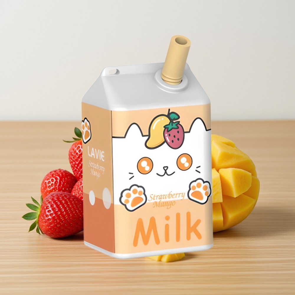 LAVIE Milk 7000 Pufova Bez Nikotina Jagoda Mango 16ML Type C
