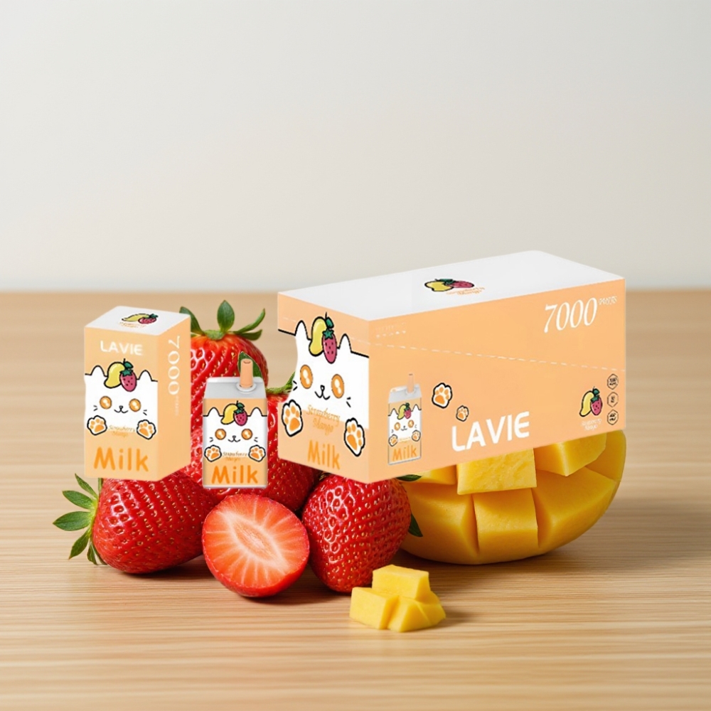 LAVIE Milk 7000 Pufova Bez Nikotina Jagoda Mango 16ML Type C