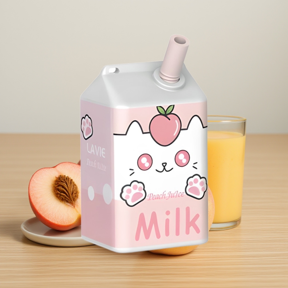 LAVIE Milk 7000 Pufova - Breskva Sok i Mleko, 16ML, 5% Nikotina, Type C