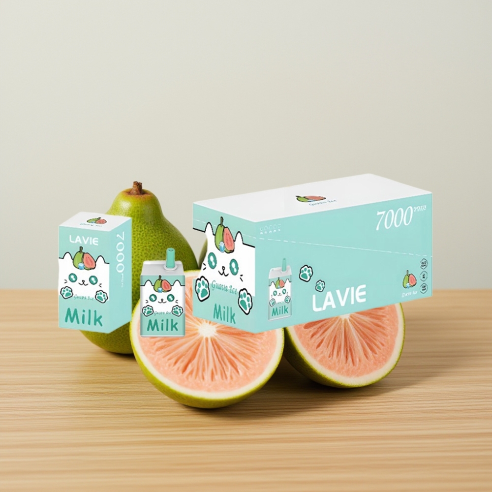 LAVIE Milk 7000 Pufova Guava Led Disposable Vape 16ML 5% Nikotin Tip C