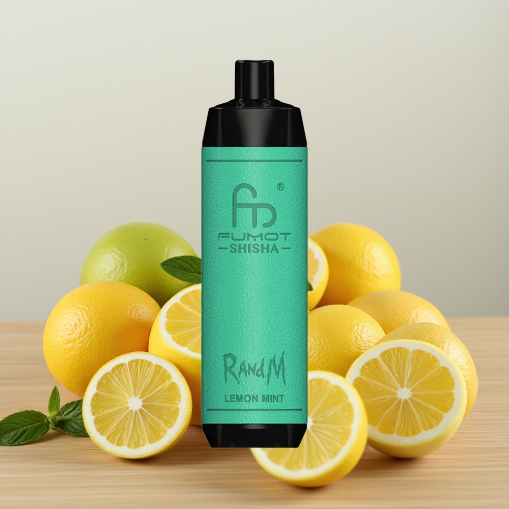 RandM Fumot Shisha 10000 Pufova Dispozabil Vape Limeta Menta 18ml 850mAh