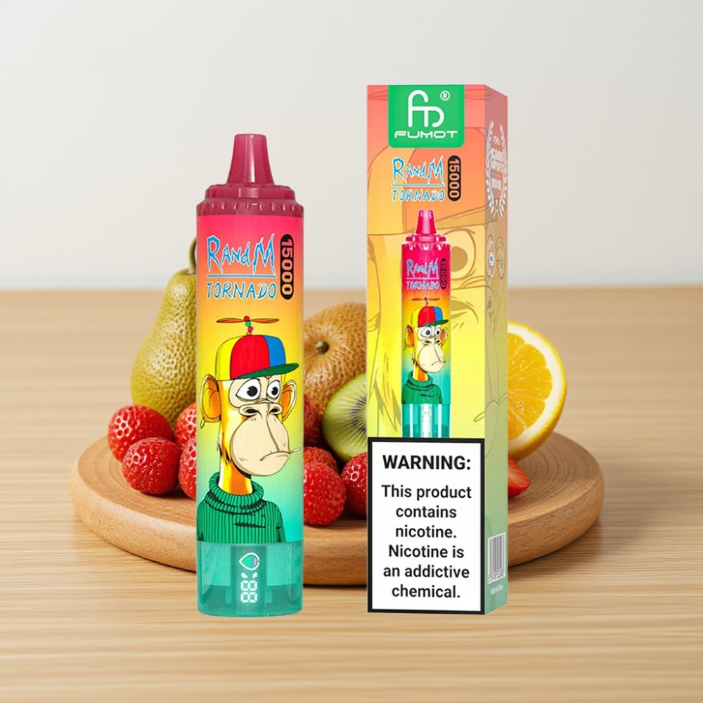 Fumot RandM Tornado 15000 Pufova 25ml 850mAh Tip-C Jagoda Kivi