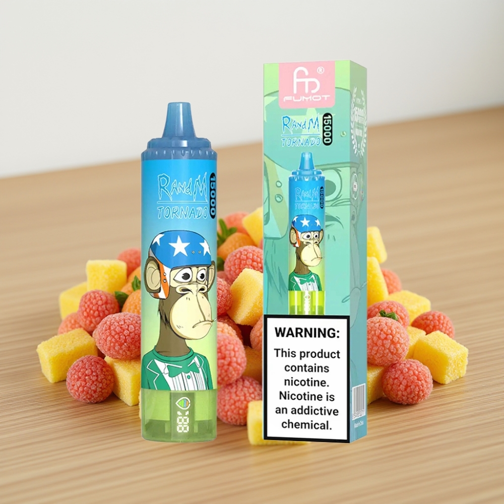 Fumot RandM Tornado 15000 Pufova 25ml 850mAh Tip-C Medvedić Gumene Bombone
