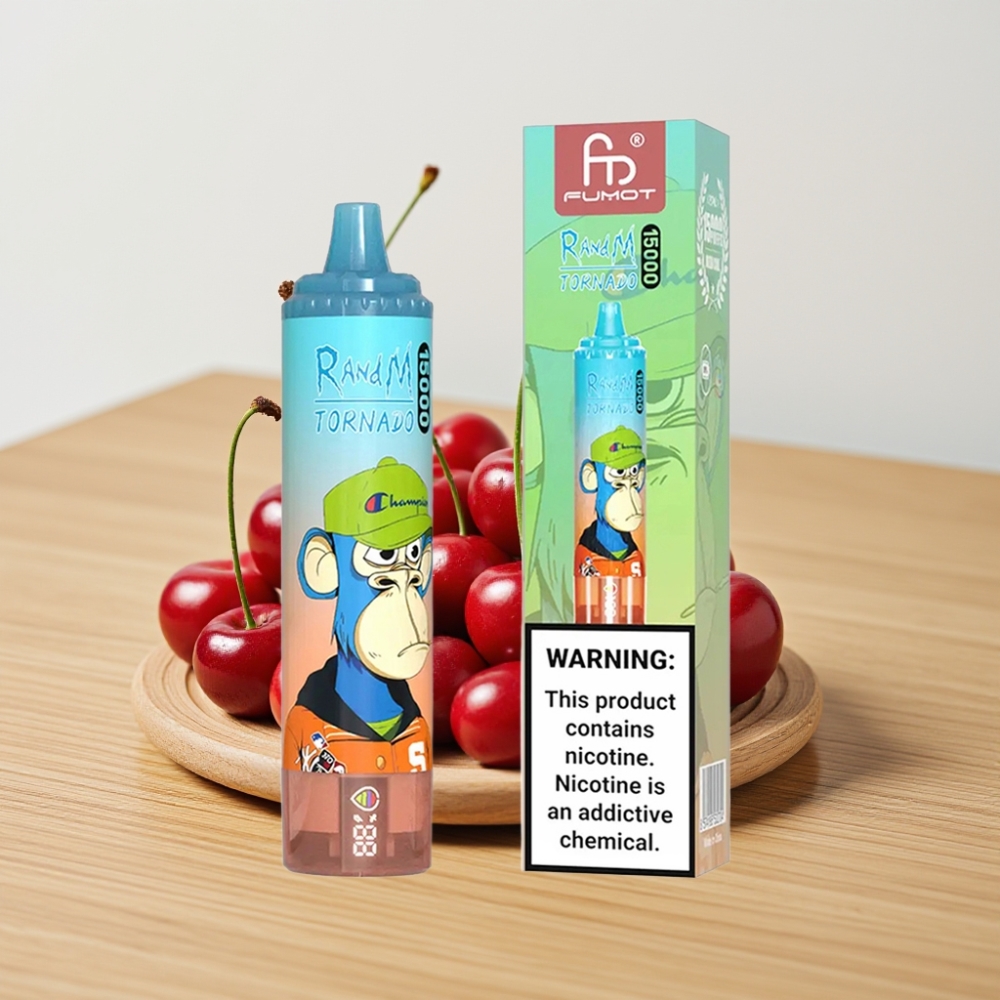 Fumot RandM Tornado 15000 Pufova 25ml LCD Tip-C Višnja Kola
