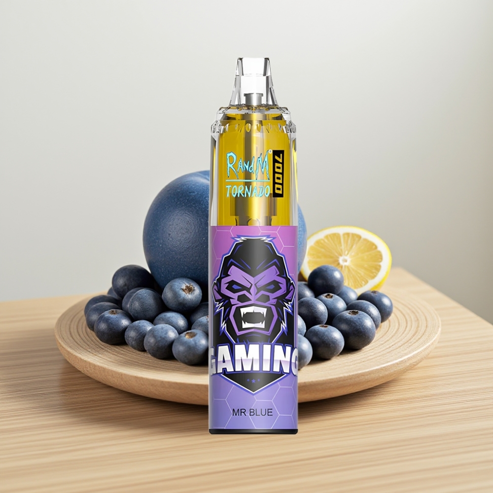 Fumot Tornado 7000 Pufova Disposable Vape Dr. Plavi sa 14 ML Tecnosti i Mesh Coil