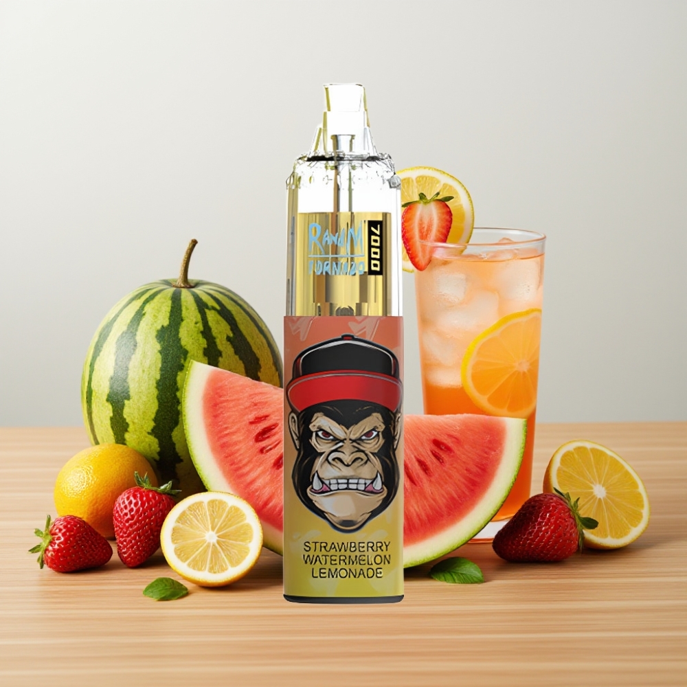 Fumot Tornado 7000 Pufova Disposable Vape Jagoda Lubenica Limunada 14ML Mesh Coil