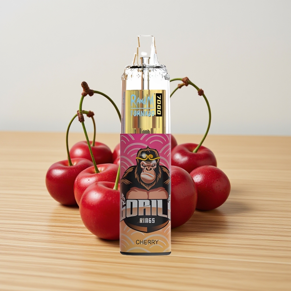 Fumot Tornado 7000 Pufova Disposable Vape Trešnja Mesh Coil Tip-C