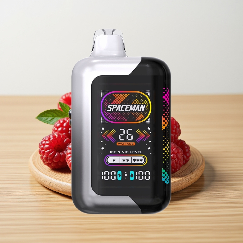 SMOK SPACEMAN SP40000 40000 Pufova Bez Nikotina Dual Mesh Crna Malina Razz
