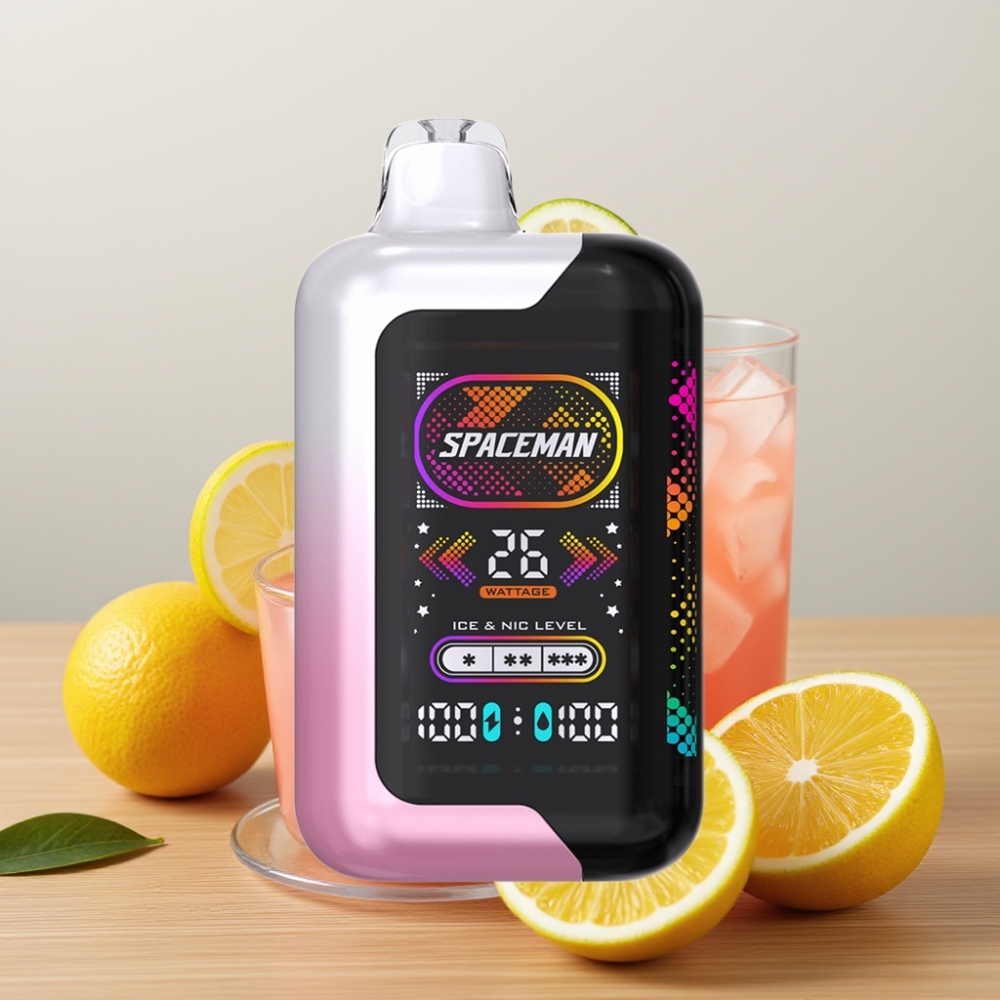 SMOK Spaceman SP40000 0% Nikotina 20ml 40000 Pufova Dual Mesh Coil Ružičasti Limunad