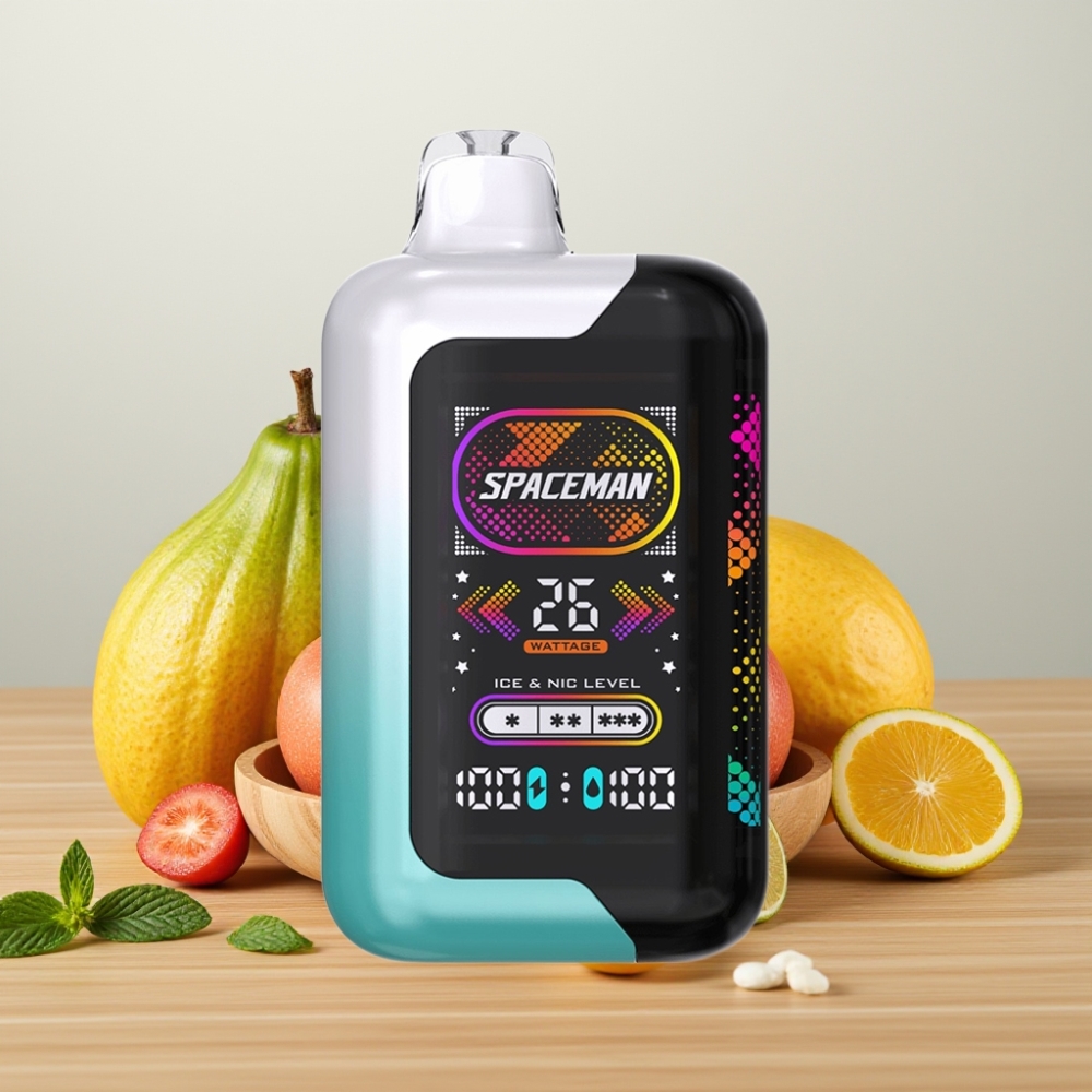 SMOK Spaceman SP40000 40000 Pufova Bez Nikotina Dual Mesh Punjenje Type-C Svez Mentol