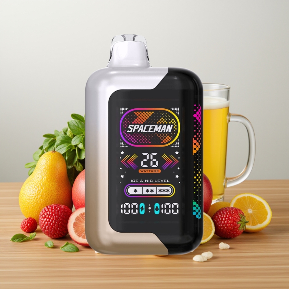 SMOK Spaceman SP40000 Disposable 0 Nikotina 40000 Puffova 20ml LED Ekran