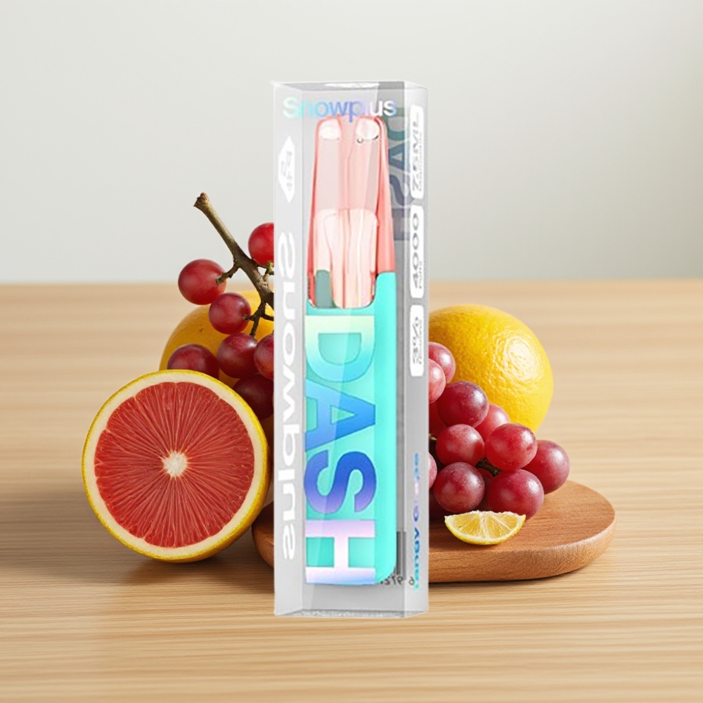 Snowplus Dash 4000 Pufova Jednokratna Naprava Keramički Atomajzer 7.5ml Kiselo Grožđe
