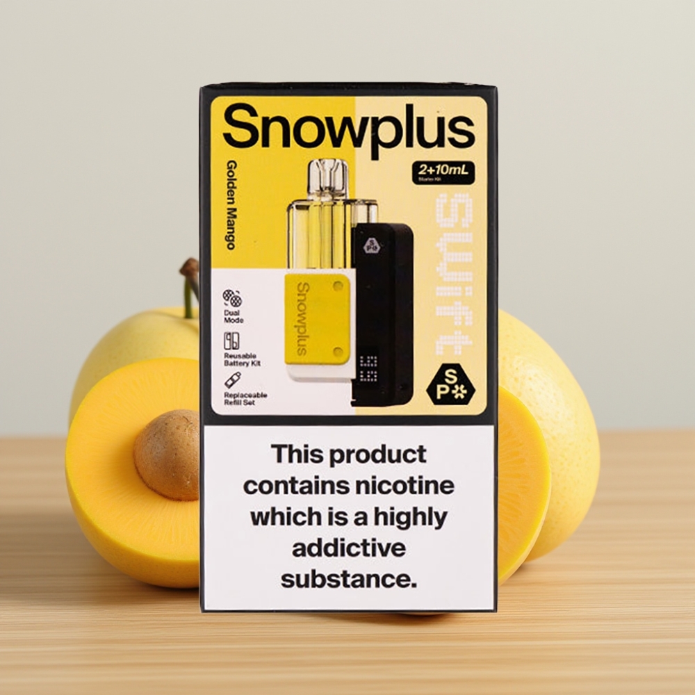 Snowplus Swift 5000 Puf Dual Mesh 1000mAh Zlatni Mango Prefilled Pod Kit