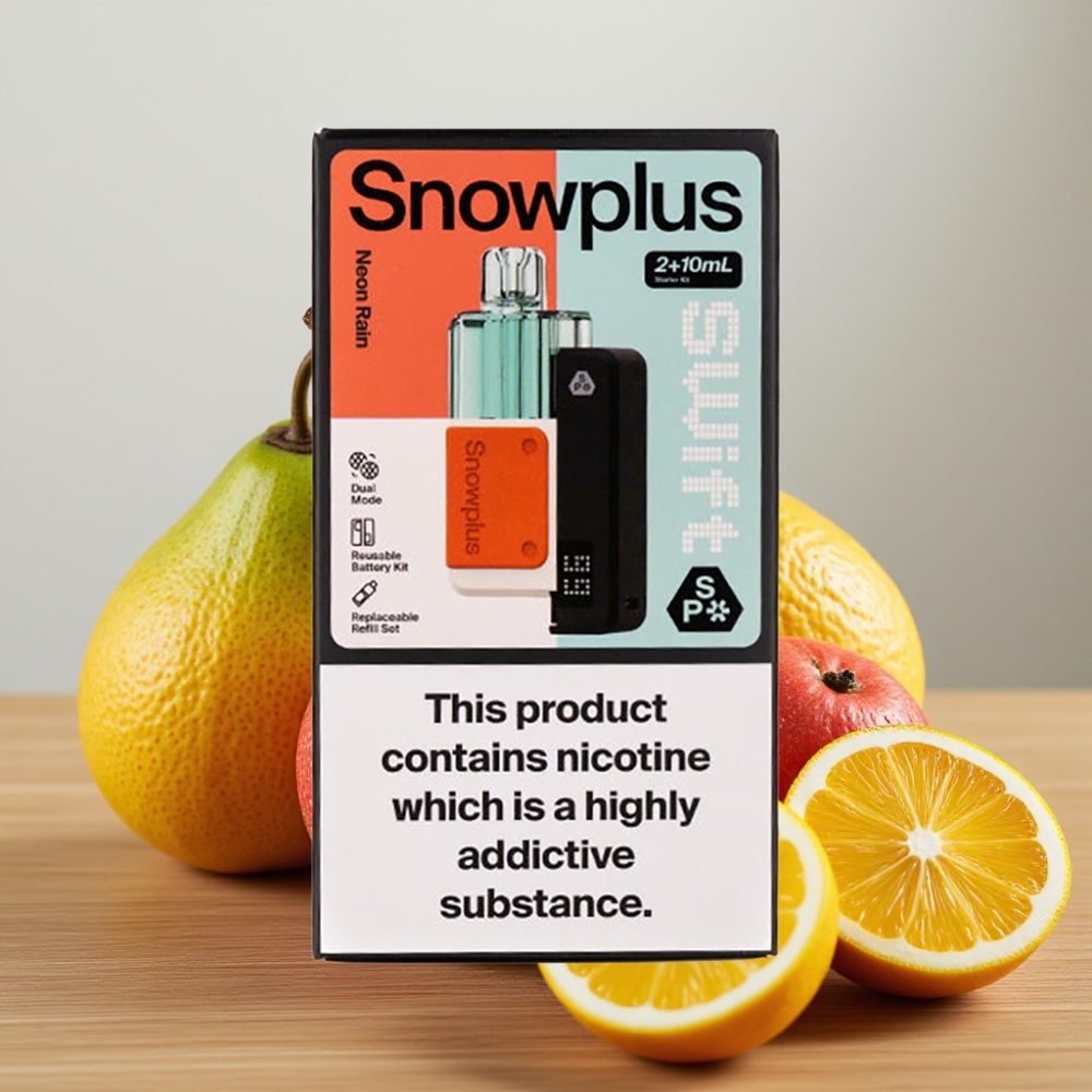 Snowplus Swift 5000 Puf Dual Mesh Pod Kit Neon Kiša 1000 mAh