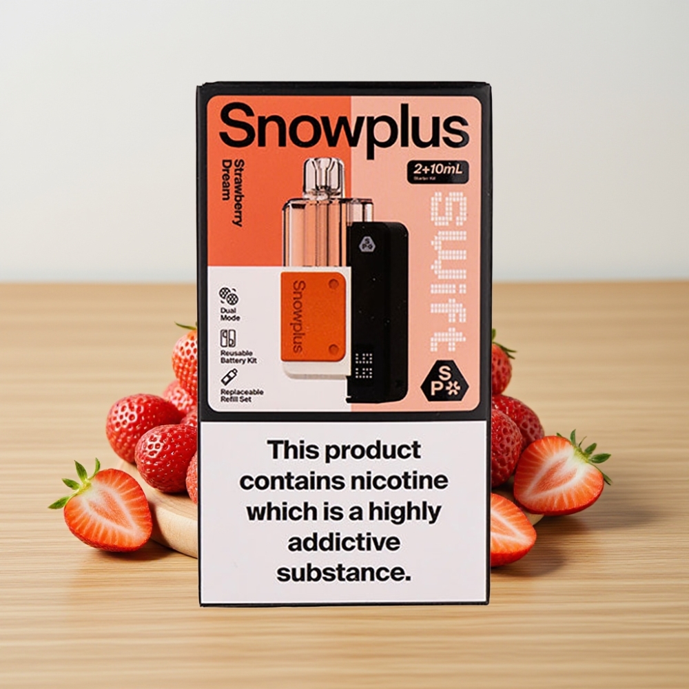 Snowplus Swift 5000 Pufova Dual Mesh Pod Kit Jagodni San 10ml 1000mAh