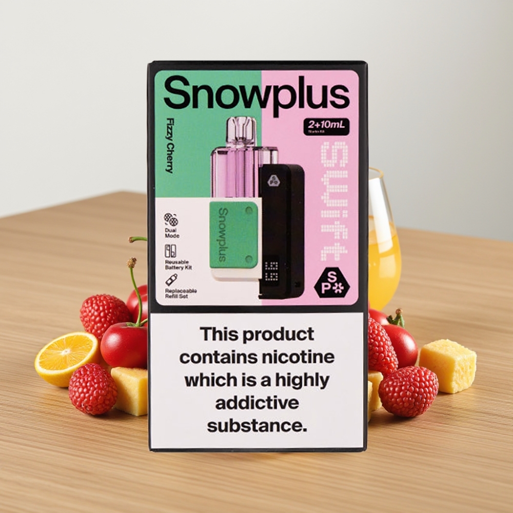 Snowplus Swift 5000 Pufova Dual Mesh Pod Kit sa Fizzy Cherry Aromom