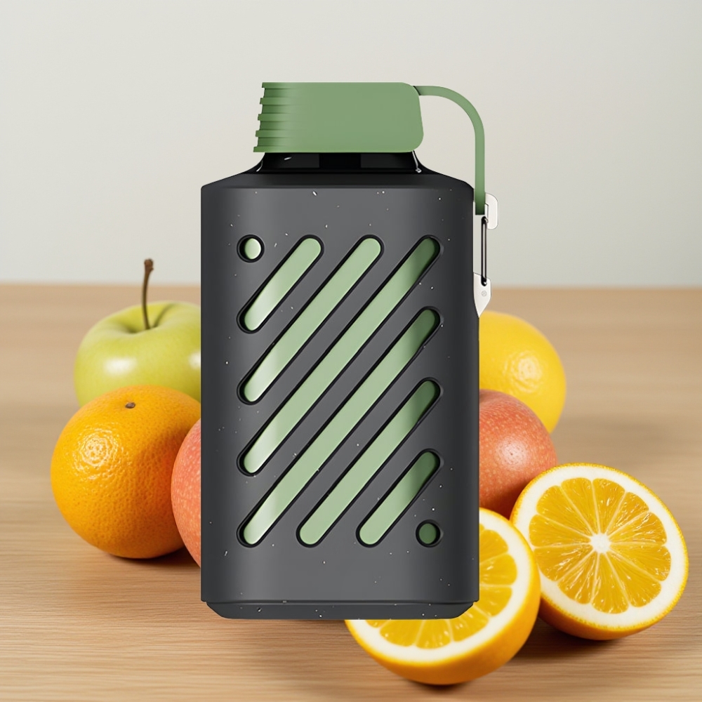 VOZOL GEAR 10000 Disposable Vape - Kisela Jabuka Led, 30 Aroma, VAMT Mesh Coil, 20ml Tečnost