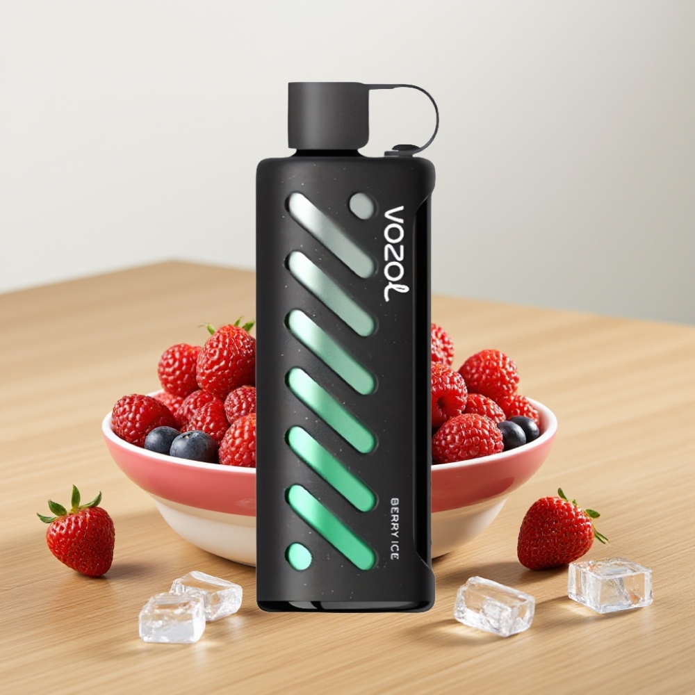 VOZOL Gear Shisha 25000 Pufova Dual Mesh 5mg/ml Jagoda Led