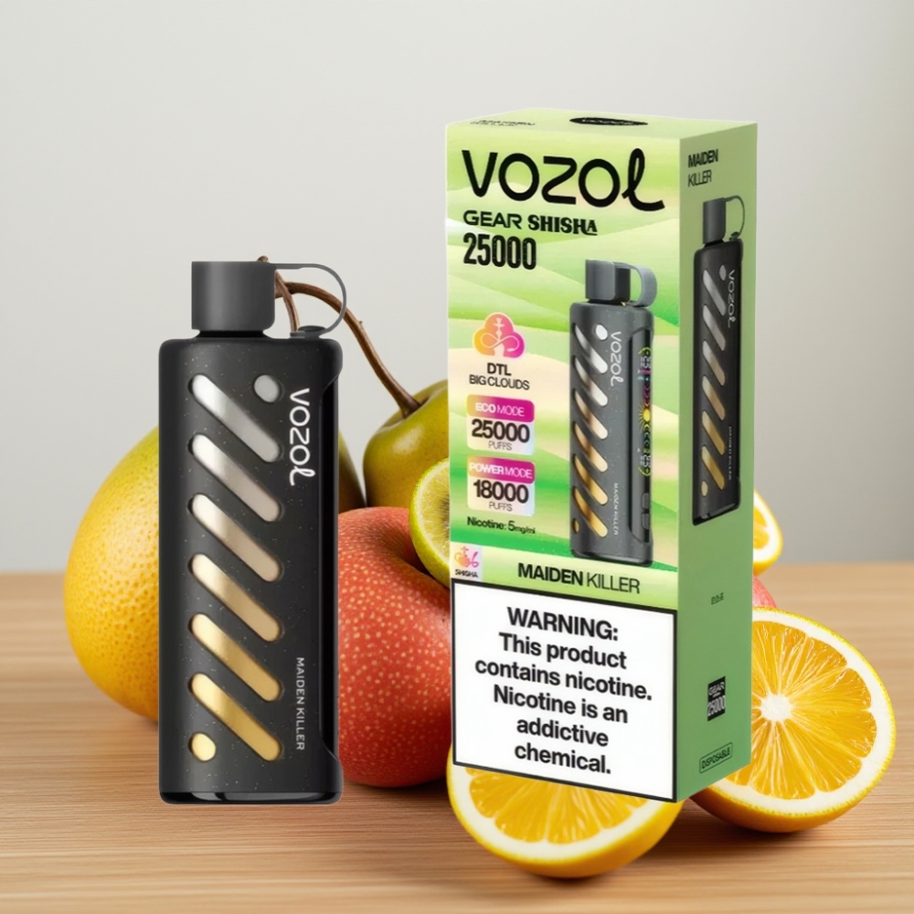 VOZOL Gear Shisha 25000 Pufova Dual Mesh 5mg/ml Maiden Killer