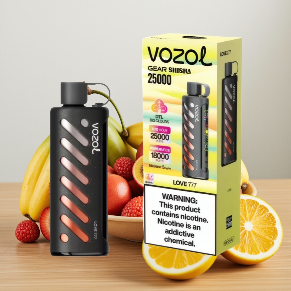 VOZOL Gear Shisha 25000 Pufova Dual Mesh Režimi Ljubav 777