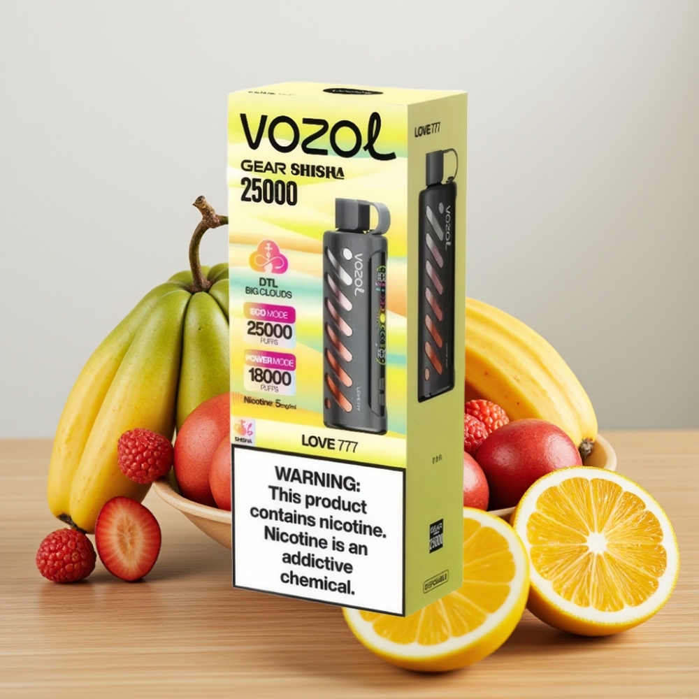 VOZOL Gear Shisha 25000 Pufova Dual Mesh Režimi Ljubav 777