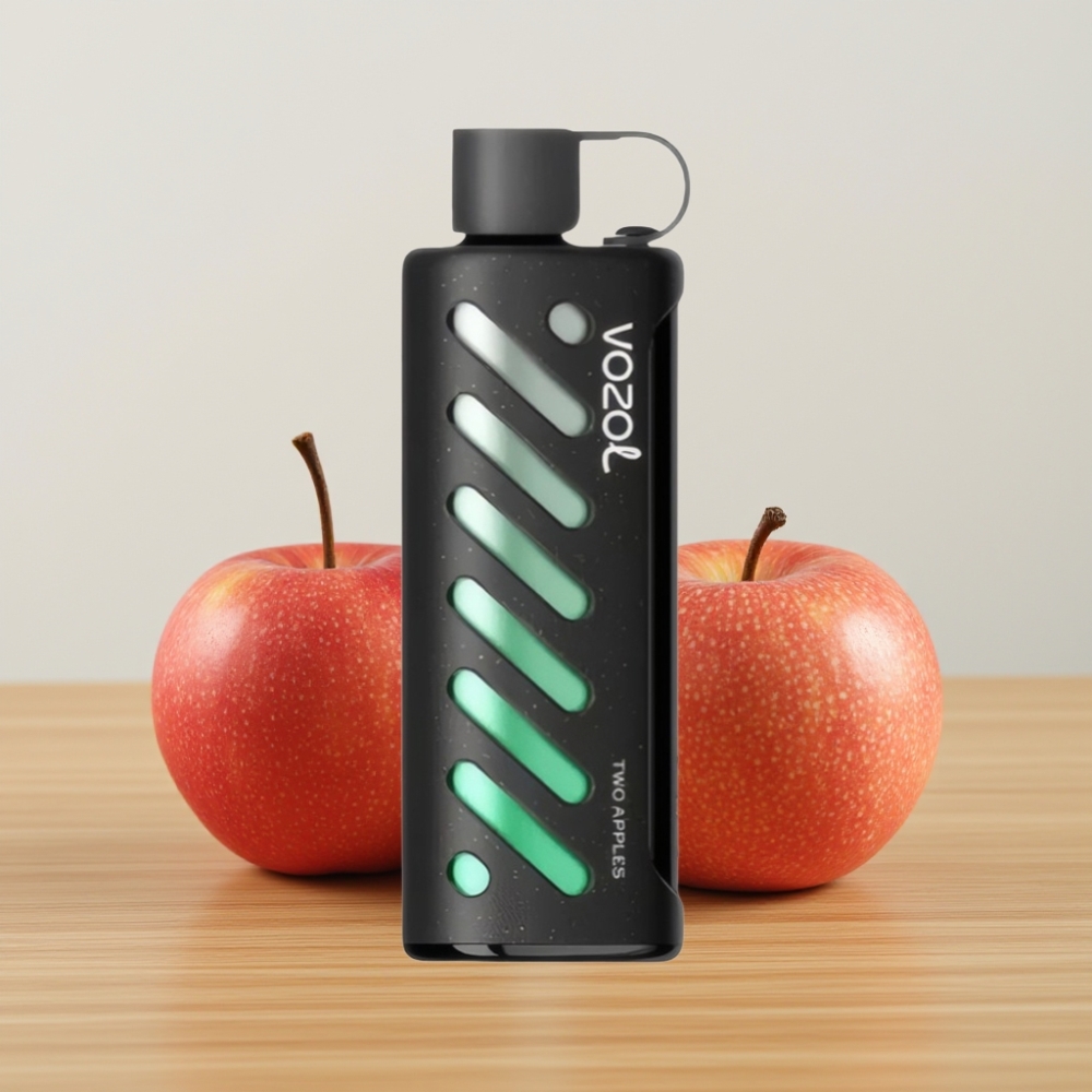 VOZOL Gear Shisha 25000 Pufova Dve Jabuke, Dual Mesh, S.i.L.C Tech, 5mg/ml