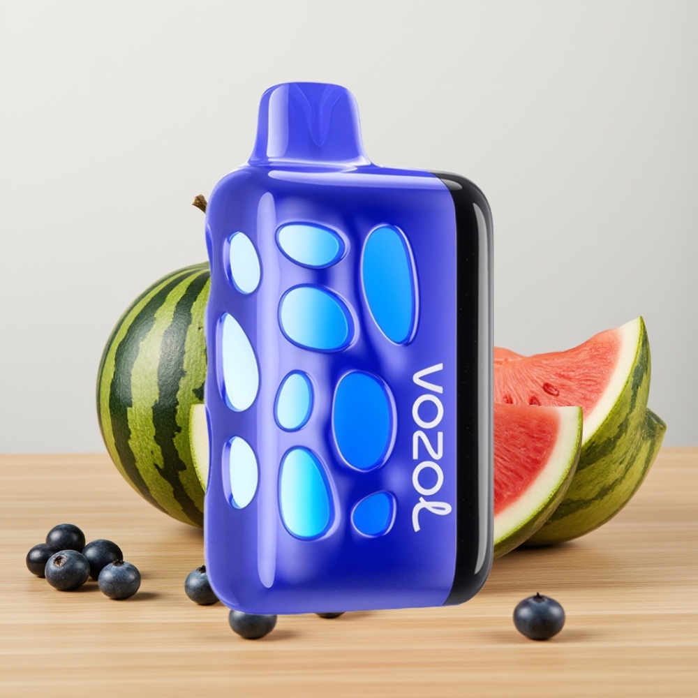 VOZOL RAVE 40000 Disposable Vape Borovnica Lubenica – Vibrirajući Dizajn, 270°, Party Mod, 20/50mg/ml