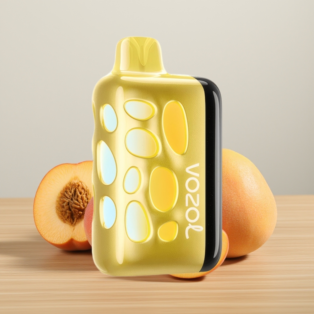 VOZOL RAVE 40000 Dispozabilna Vape - Mang Breskva, 270° Sjaj, Beat-Sync, 1000mAh