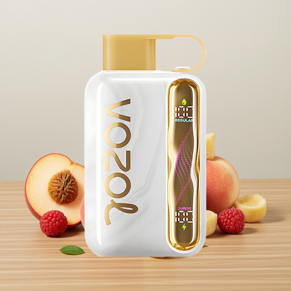 VOZOL STAR 40000 Pufova Dispozabil Vape Bela Breskva Malina 1000mAh Type-C