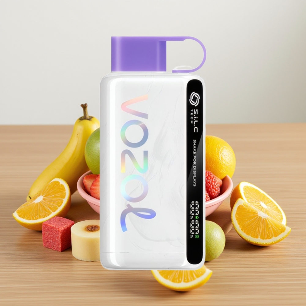 VOZOL STAR 9000/12000 DUVANSKI VAPE RAINBOW BOMBON - S.i.L.C TECH, 650mAh, RECIKLIRANA PLASTIKA