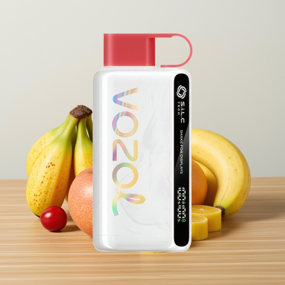 VOZOL STAR 9000/12000 Jednokratna Vape S.i.L.C TECH Brzo Punjenje 650mAh Zmija Voće Banana Trešnja