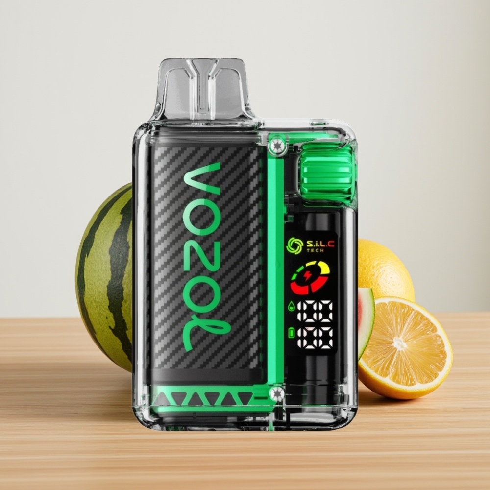 VOZOL Vista 20000 Puffova Punjivi Dizpenzer Bubica Lubenica OLED Ekran Dual Mesh Coil