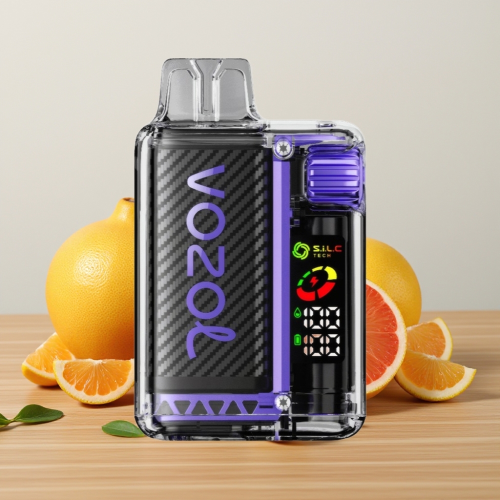 VOZOL Vista 20000 Pufova Punjiva Baterija 650mAh 2% Nikotin S.i.L.C Tech Dual Mesh Coil Beli Sok Elderflower Grejpfrut