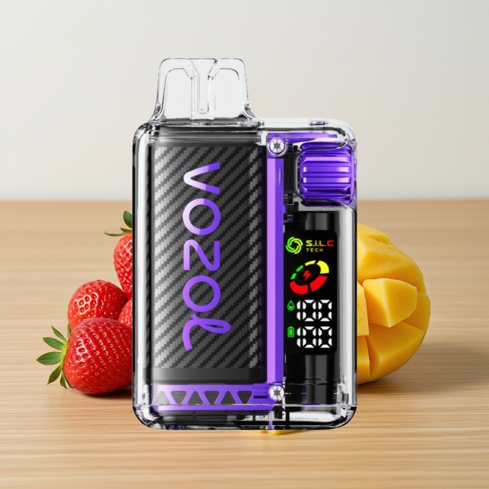 VOZOL Vista 20000 Pufova Punjiva Baterija 650mAh OLED Ekran Jagoda Mango