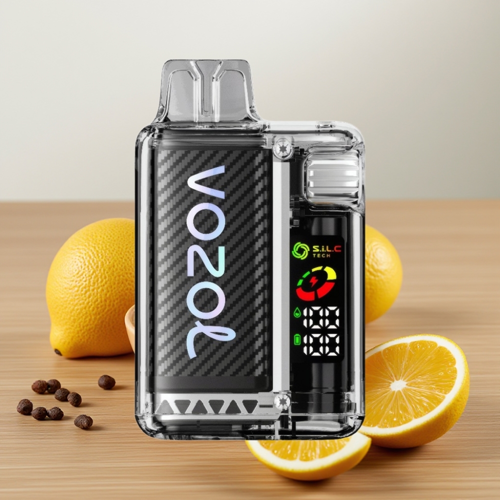VOZOL Vista 20000 Puni 650mAh Baterija OLED Ekran Dual Mesh S.i.L.C Tech Vanila Duvan