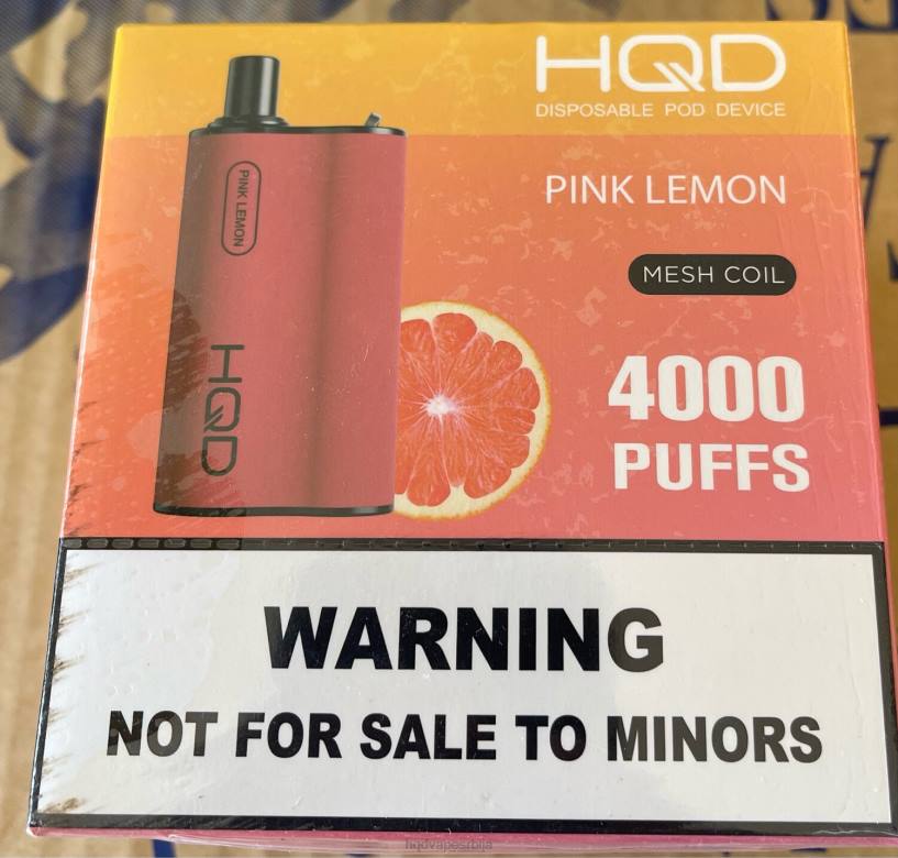 HQD BOX 4000 пуффс ружичасти лимун HPD disposable vape 20Z275