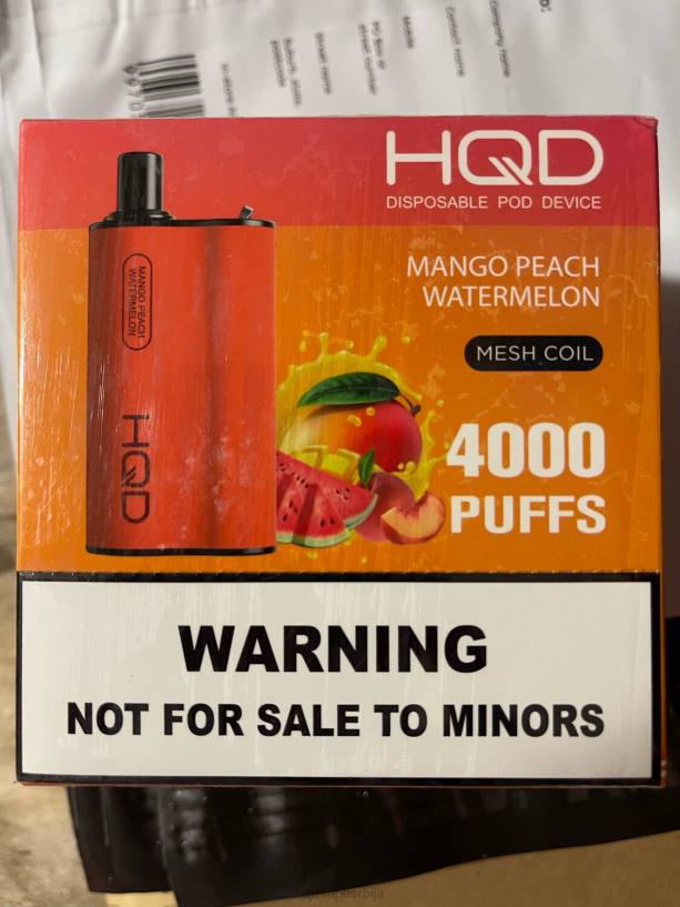 HQD BOX 4000 пуффс манго бресква лубеница HPD online shop 20Z2107